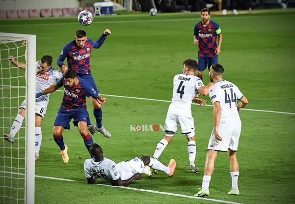 نتيجة مباراة برشلونة ونابولي دوري أبطال أوروبا