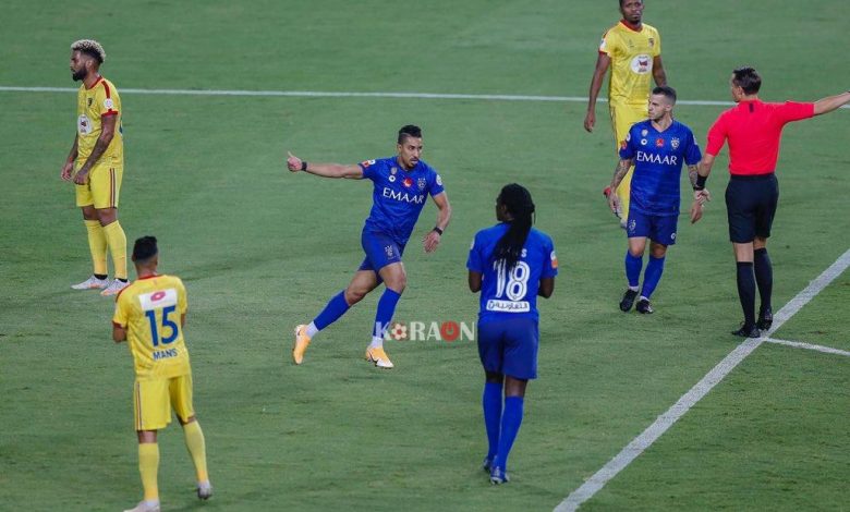 نتيجة مباراة الهلال والحزم في الدوري السعودي للمحترفين