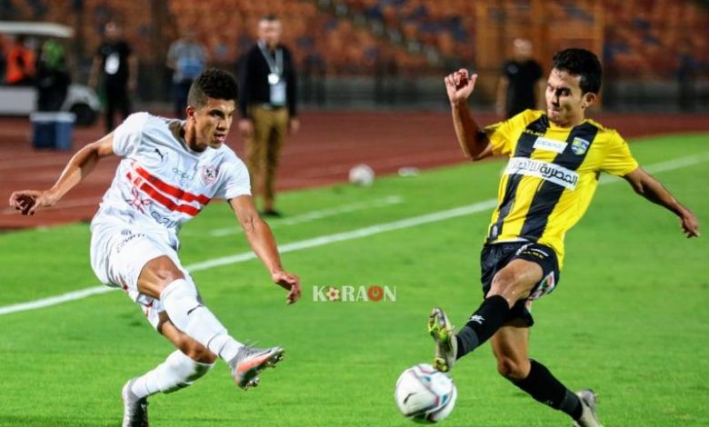 نتيجة مباراة الزمالك والمقاولون العرب الدوري المصري