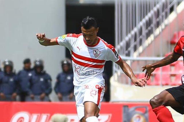 إصابة إسلام جابر في تدريب الزمالك