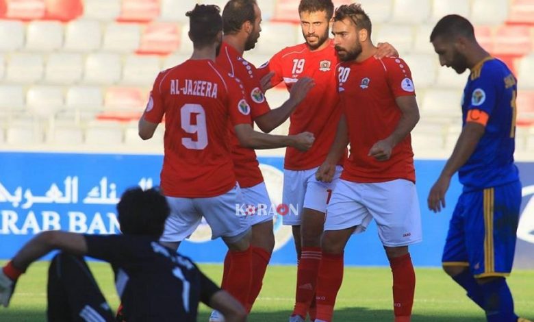 اهداف مباراة الجزيرة والعقبة الدوري الأردني