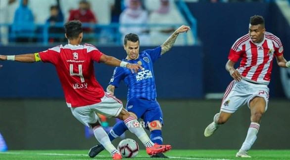 نتيجة مباراة الهلال والوحدة الشوط الأول في الدوري السعودي للمحترفين