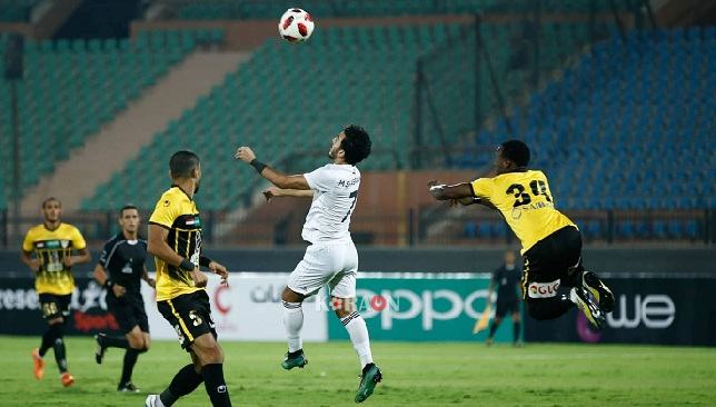 بطاقة مباراة الإنتاج الحربي ضد الجونة الدوري المصري