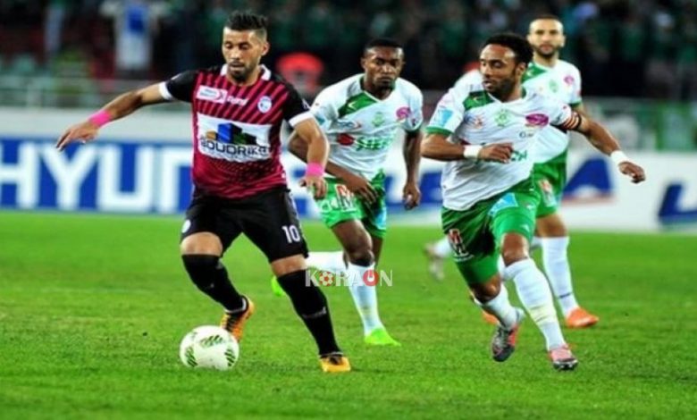 تشكيل الرجاء المغربي للقاء الزمالك