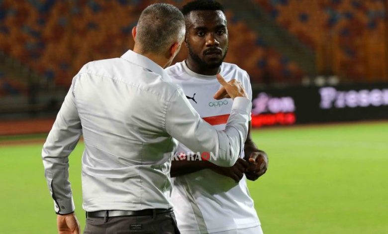 الإصابة تبعد كاسونجو عن الزمالك أمام الانتاج