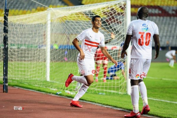 مصطفى محمد يتفوق على لاعبي الزمالك برقم مميز