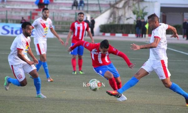 نتيجة الشوط الأول بين نهضة بركان والمغرب التطوانى في الدوري المغربي