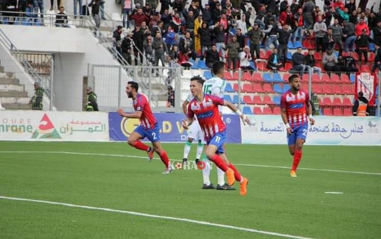 نتيجة مباراة مولودية وجدة والمغرب التطواني الدوري المغربي