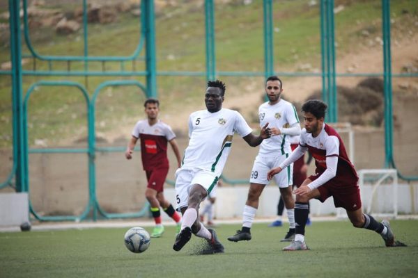 نتيجة الشوط الأول مباراة الاهلى ومعان في الدوري الأردني للمحترفين