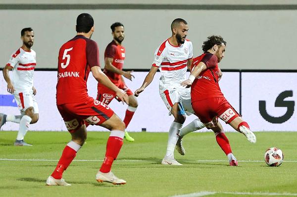 أهداف مباراة الزمالك وحرس الحدود