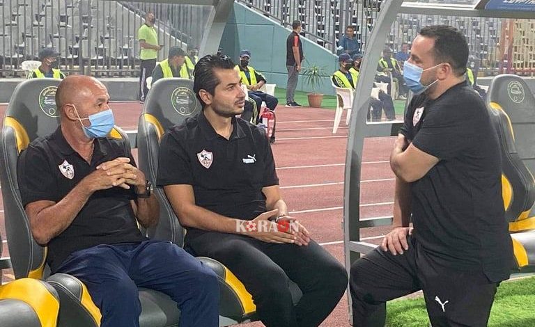 باتشيكو يتابع إحماء لاعبي الزمالك