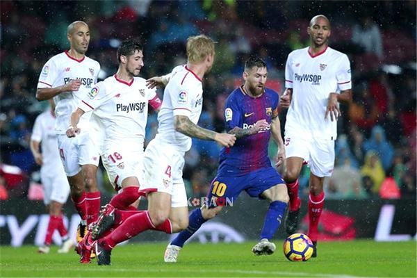 أهداف مباراة برشلونة وإشبيلية اليوم 4-10-2020 في الدوري الإسباني