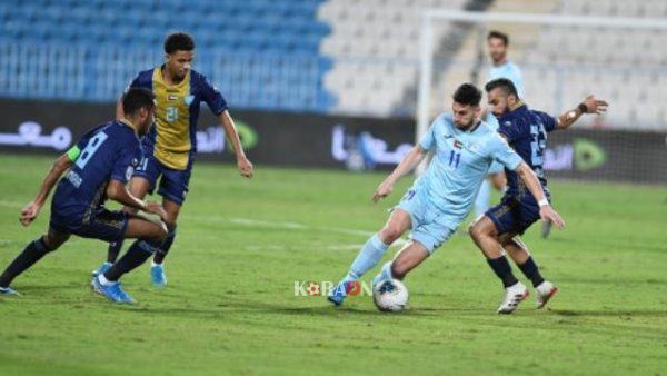 نتيجة الشوط الأول بين بني ياس و حتا في الدوري الاماراتي