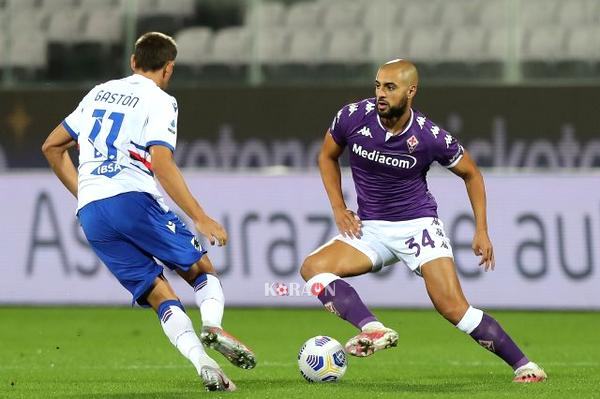 نتيجة مباراة فيورنتينا وسامبدوريا الدوري الايطالي