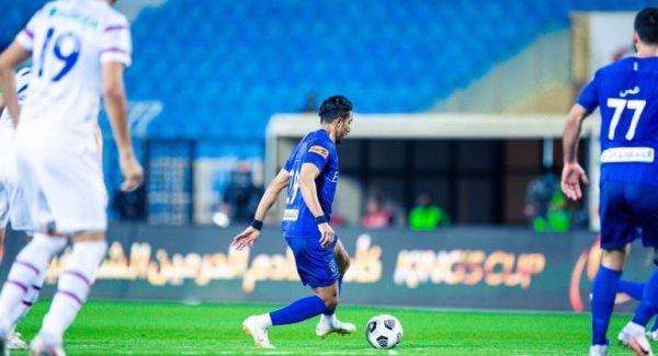 نتيجة الشوط الأول من مباراة الهلال وأبها في كأس الملك