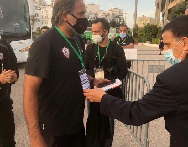 عبدالهادي وعبدالحليم يحفزان لاعبي الزمالك قبل بداية المشوار الإفريقي