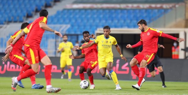 نتيجة الشوط الأول مباراة النصر والقادسية في الدوري الكويتي