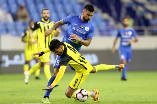 نتيجة الشوط الأول مباراة النصر واتحاد كلباء فى دوري الخليج العربي الإماراتي