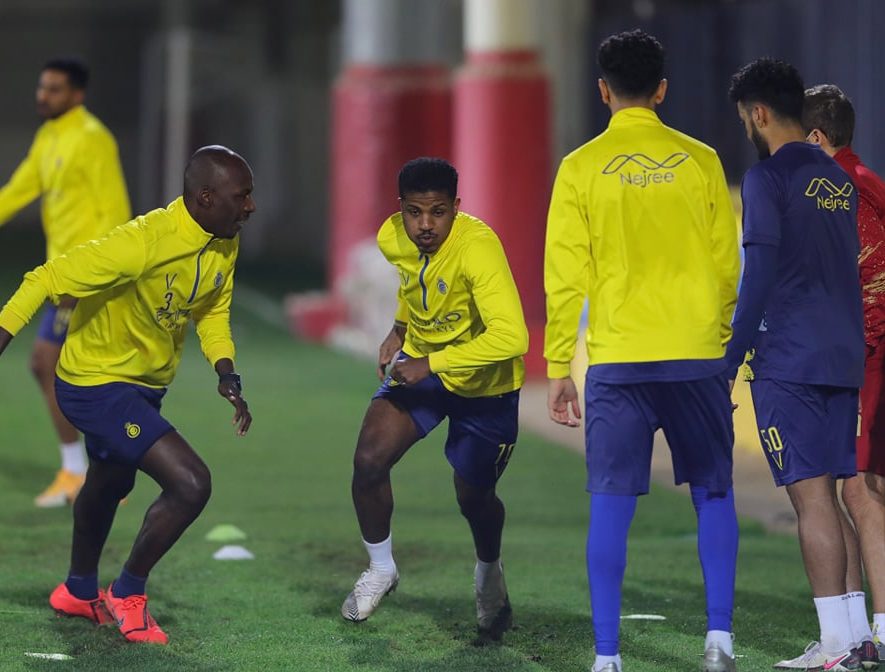 النصر يختتم تدريباته لمواجهة الاتفاق فى الدورى السعودى للمحترفين