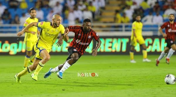 الرائد يفقد مدافعه أمام النصر في الدوري السعودي