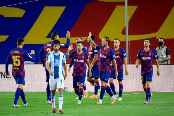 التشكيل الرسمي لنادي برشلونة وبلد الوليد بالدوري الإسباني 2021