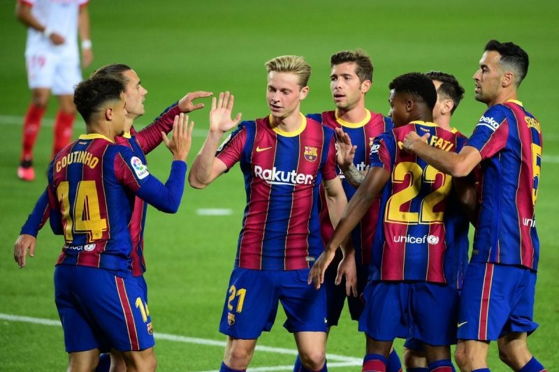 برشلونة يحقق الفوز أمام ليفانتي 1-0 بالدوري الإسباني