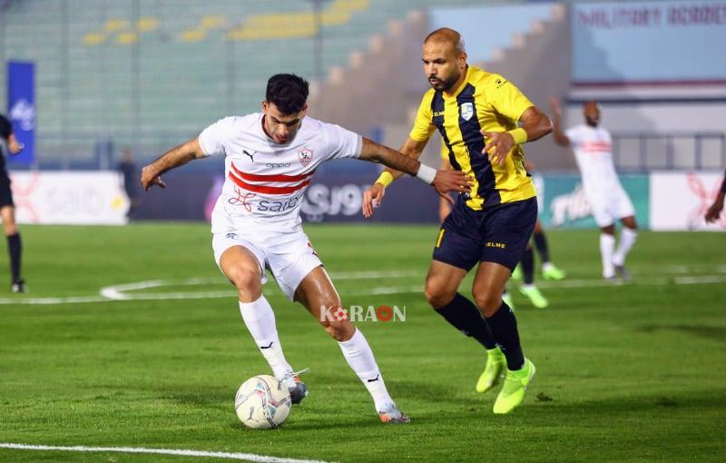 ملخص ونتيجة مباراة الزمالك والمقاولون الدوري المصري