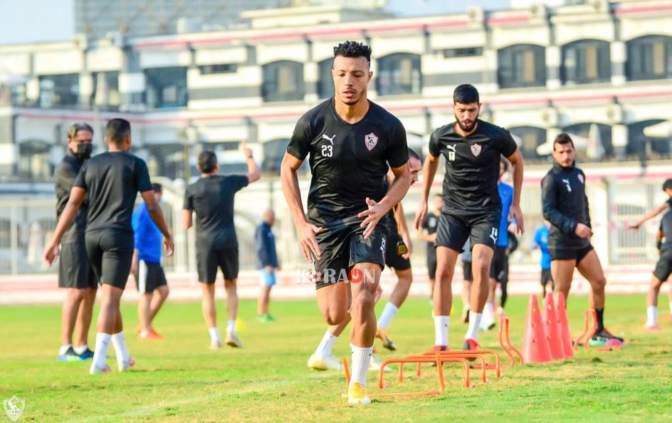 الزمالك يواصل تدريباته استعدادا للإنتاج الحربي