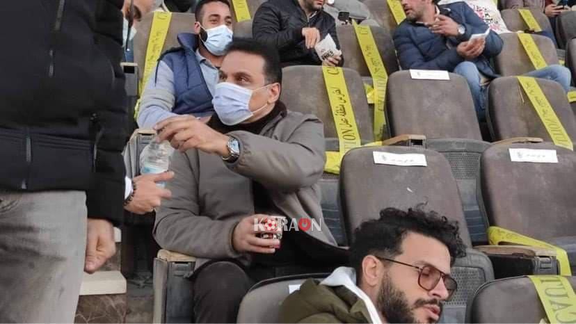 البدري يتابع لقاء الزمالك والجونة