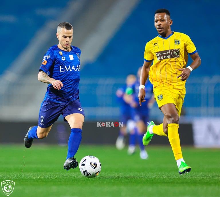 نتيجة مباراة الهلال والتعاون في الدوري السعودي للمحترفين