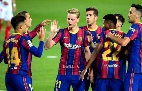 ملخص وأهداف مباراة برشلونة وقادش الدوري الاسباني