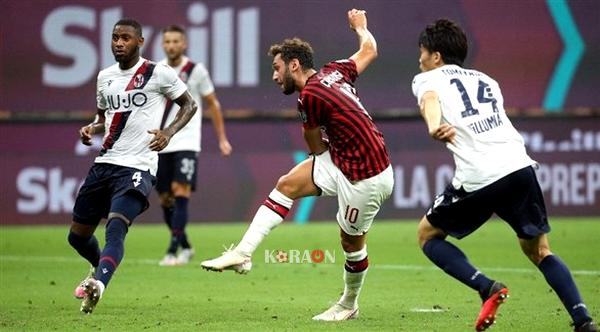 أهداف مباراة ميلان وبولونيا اليوم في الدوري الإيطالي