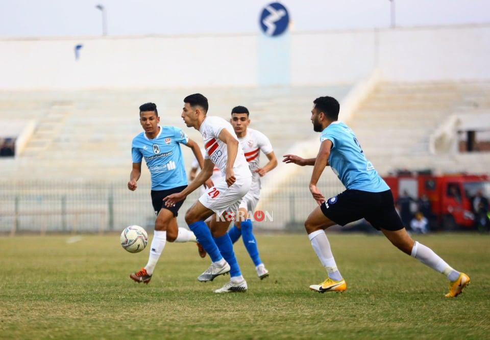 مباراة الزمالك وغزل المحلة