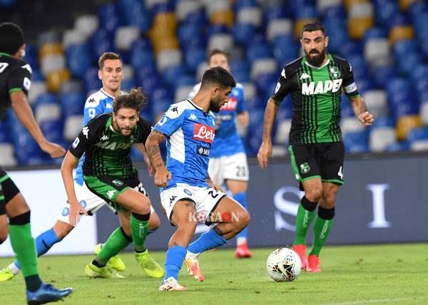 أهداف مباراة ساسولو ونابولي اليوم في الدوري الإيطالي