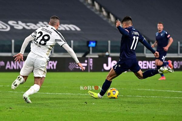 أهداف مباراة يوفنتوس ولاتسيو اليوم في الدوري الإيطالي