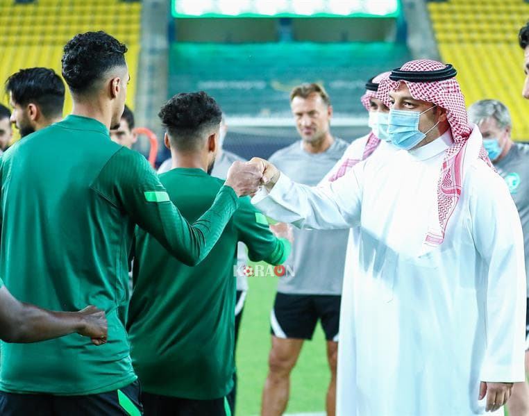 المنتخب السعودي يختتم استعداداته لمواجهة فلسطين