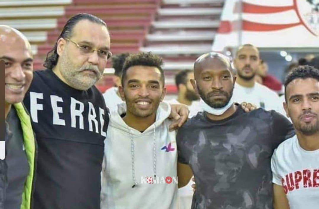 شيكابالا من مباراة الزمالك والأهلي في السلة