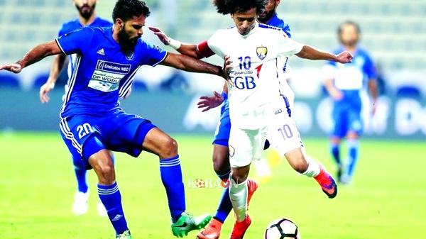 أهداف مباراة العين والنصر اليوم في دوري الخليج العربي