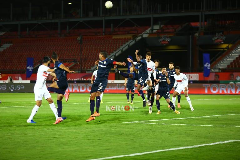 أهداف مباراة الزمالك والانتاج الحربي اليوم في الدوري المصري