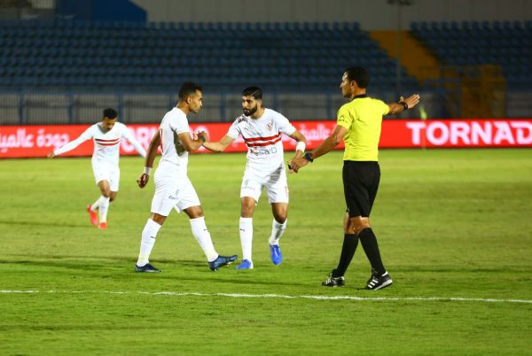 نتيجة الشوط الأول من مباراة الزمالك وحرس الحدود