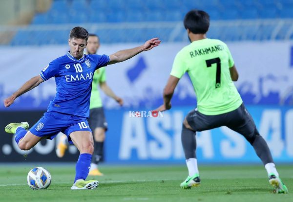 الهلال السعودي يتعادل مع اجمك الأوزبكي في دوري أبطال آسيا