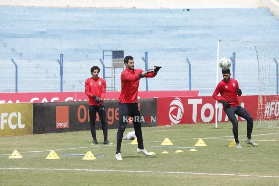 تدريبات حراس مرمي الاهلي