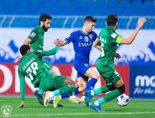 شباب أهلي دبي يفوز علي الهلال السعودي ويودع بطولة دوري أبطال آسيا