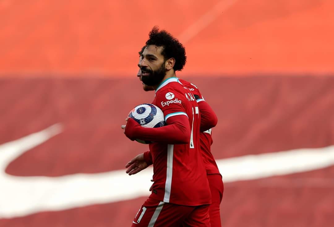 محمد صلاح يدعم فلسطين بصورة على تويتر