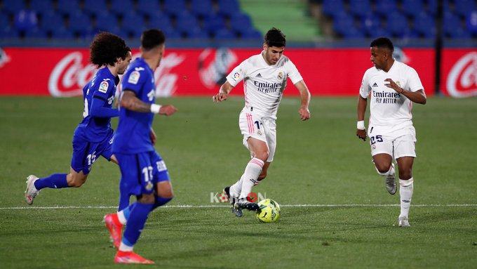 ملخص ونتيجة مباراة ريال مدريد وخيتافي