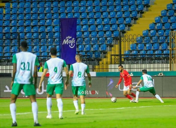 نتيجة الشوط الأول من مباراة الأهلي والاتحاد السكندري في الدوري المصري