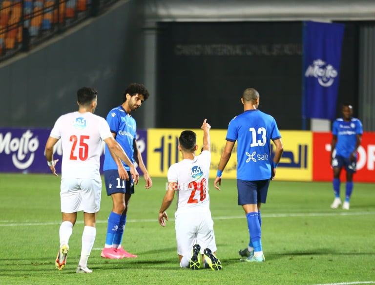 بن شرقي يصل إلى هدفه العاشر مع الزمالك في الدوري