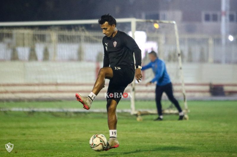 عبد الشافي يواصل  برنامجه العلاجي والتأهيلي في مران الزمالك اليوم