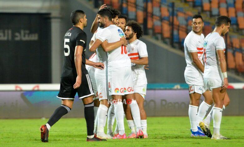 موعد مباراة الزمالك والجونة في الدوري المصري