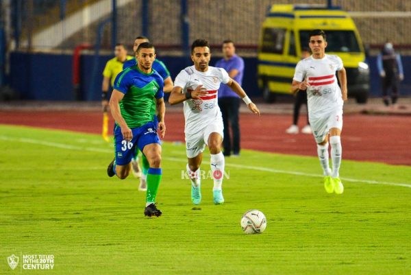 نتيجة مباراة الزمالك ومصر المقاصة في الدوري المصري